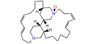Tetradehydrohaliclonacyclamine A mono-N-oxide